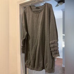 Woman’s sweatshirt dress.